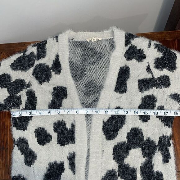 Jessica Simpson Leopard Sweater Cardigan Girls Size M (8/10) - Picture 6 of 10